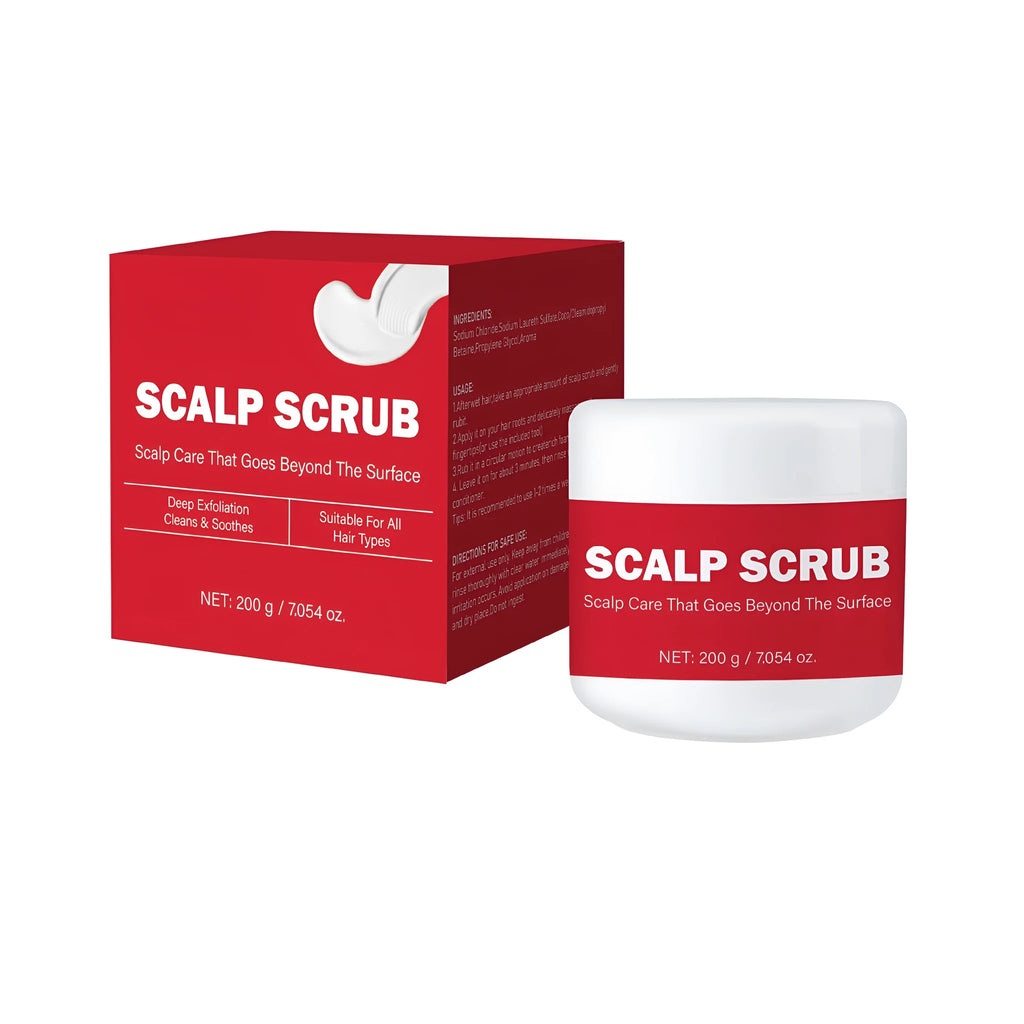 FP-B007 scalp and facial exfoliating scrub shampoo with anti-itching anti-dandruff properties 200g