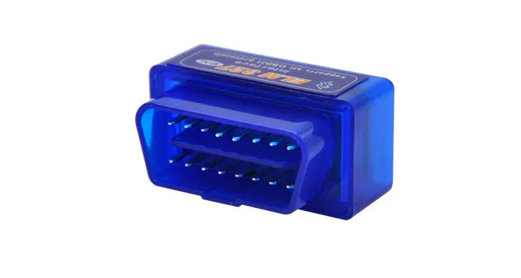 Bluetooth OBD2 scanner diagnostic tool for vehicle fault code reading and engine sensor monitoring