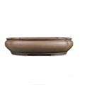 Handmade antique purple clay papaya-shaped flower pot measuring 46cm