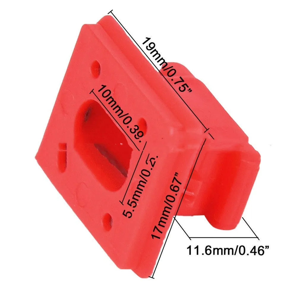 Ten black plastic BMW interior trim panel snap clips for E46 3 Series and E83 X3 models.
