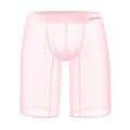 Men's knitted nylon home shorts in black colour with seamless construction