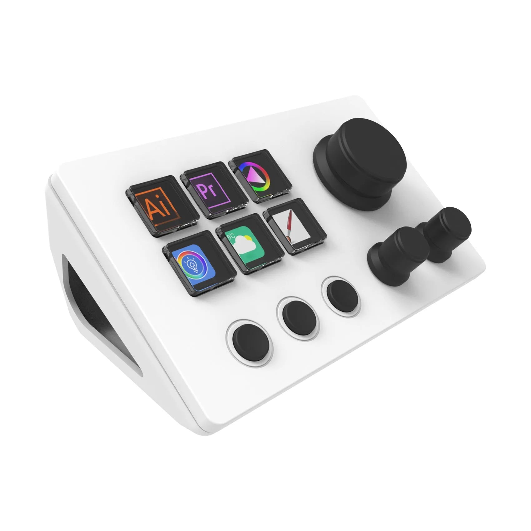 Black or white silicone membrane USB keyboard with 2m cable and mounting bracket