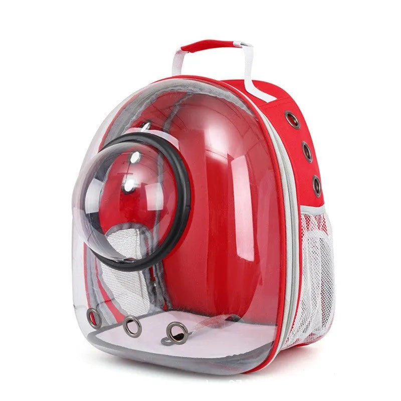 Medium capacity PC pet carrier bag with side opening in solid colour options for cats and small dogs