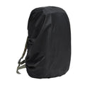 Waterproof backpack rain cover for 80 litre capacity, shown in army green colour.