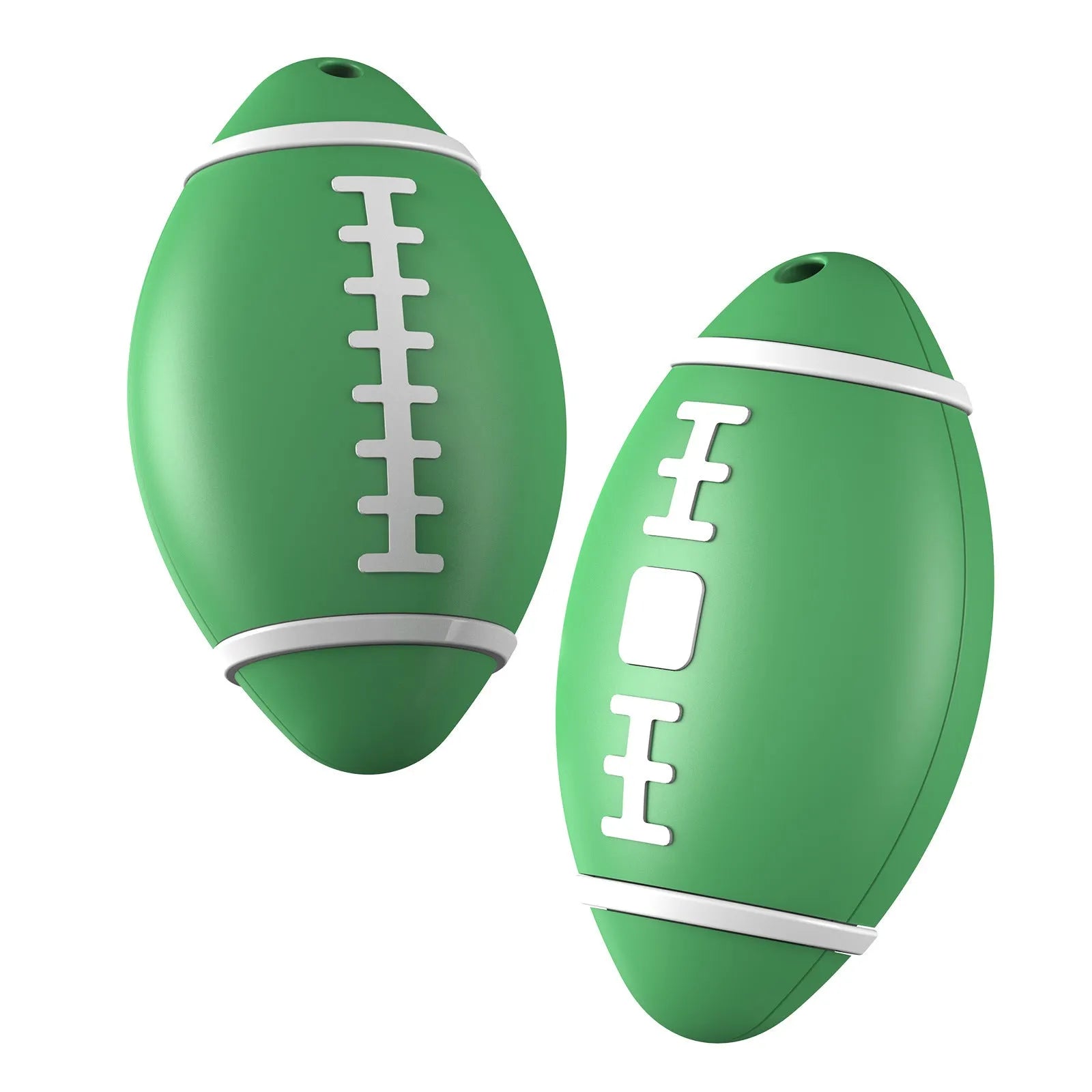 F06 Rugby anti-loss alarm device in black, brown, or green with electronic locator