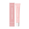 Pink tinted lip balm stick with shea butter and vitamin E