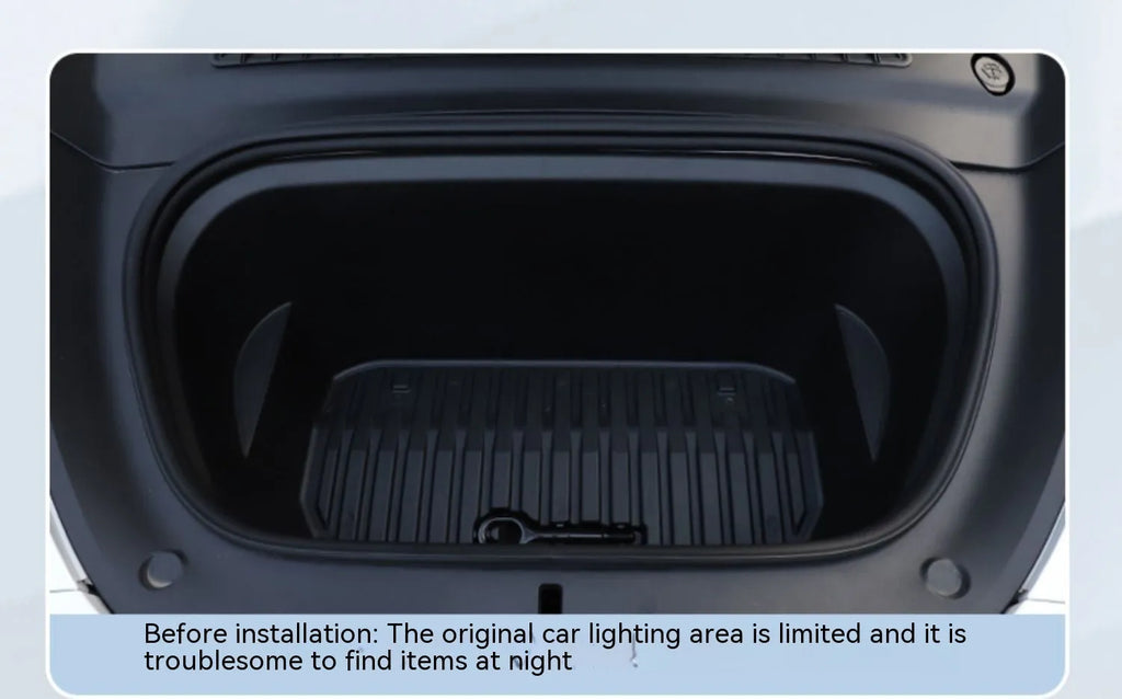Tesla Model 3 and Y front centre console ambience lighting kit in soft silicone with colour choice.