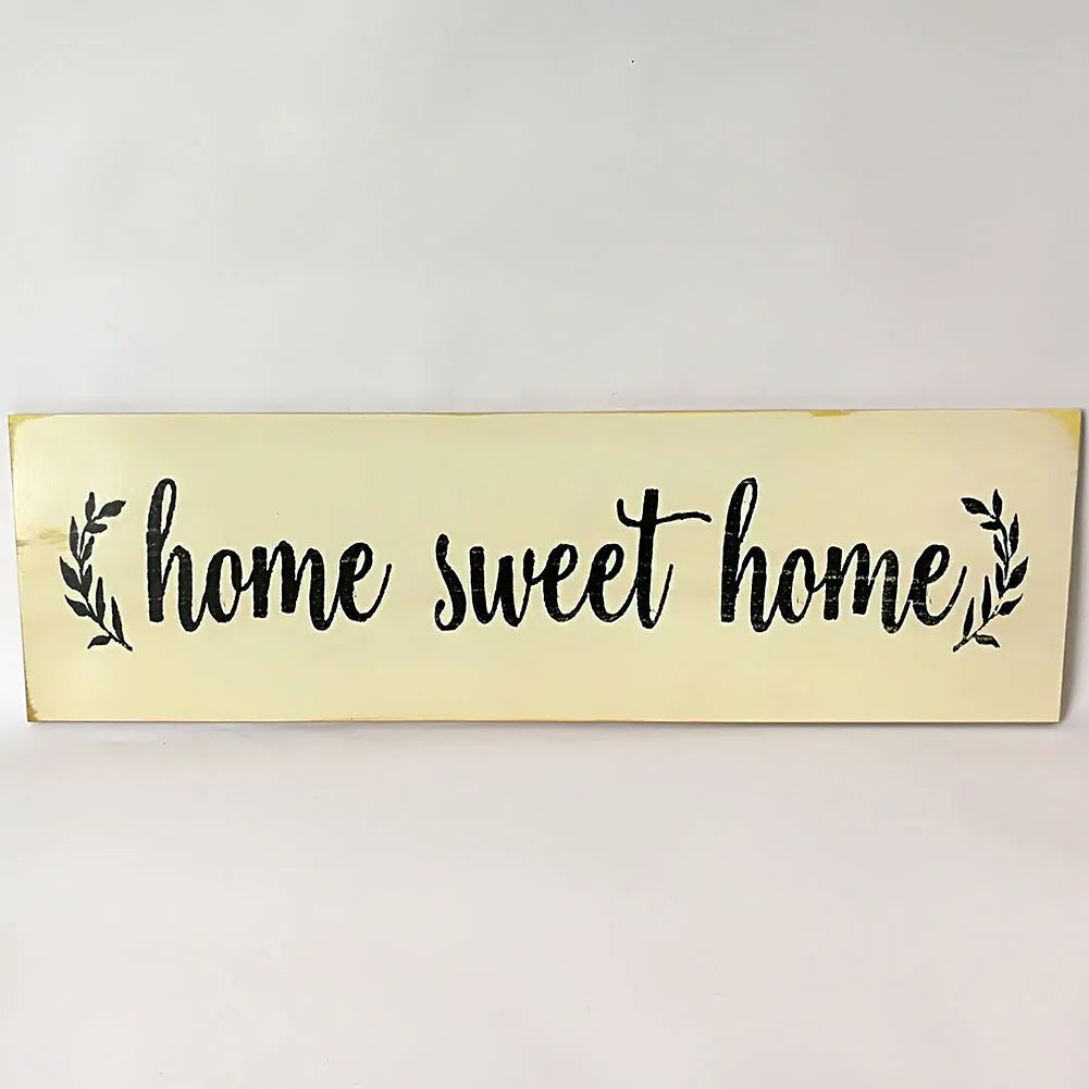 Hand-carved wooden wall hanging ornament, 40cm long, available in black or white colour.