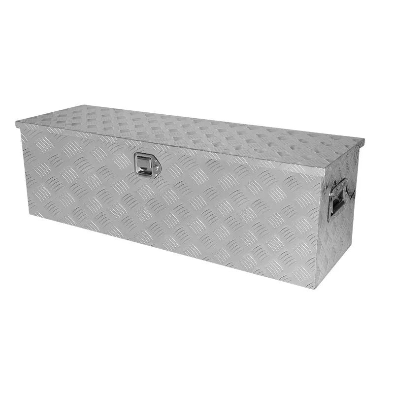 26-inch black aluminium alloy professional toolbox with T-casting design
