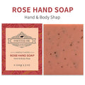 Handmade frosted essential oil soap bar showing textured surface with natural fragrance options