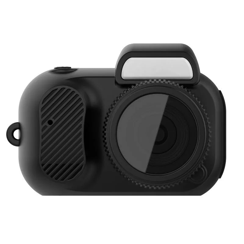 Black Y3000 HD outdoor sports camera with display screen, shown with a memory card.