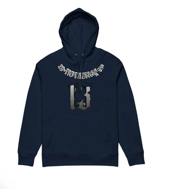 Loose-fitting hooded pullover sweatshirt with fleece lining for team uniforms.
