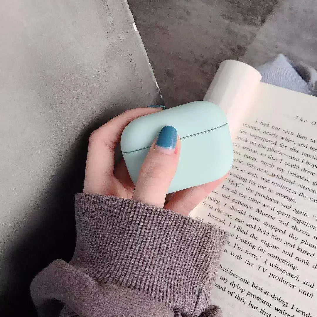 Plastic protective case for Apple AirPods Pro 3 wireless earbuds in various colours.
