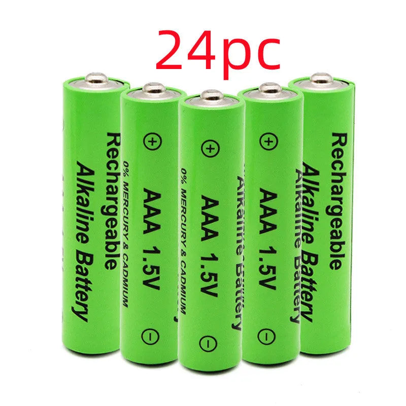 Alkaline rechargeable AA battery with 3000mAh capacity and 1.5V output