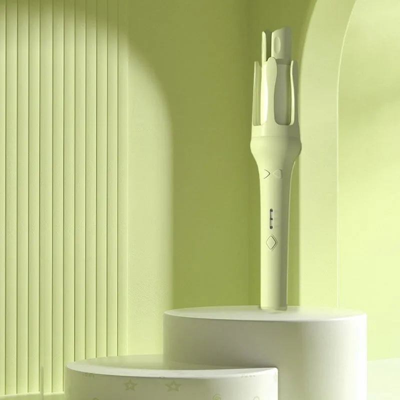 Automatic hair curler with 32mm barrel in multiple colour options including white and chigo variations
