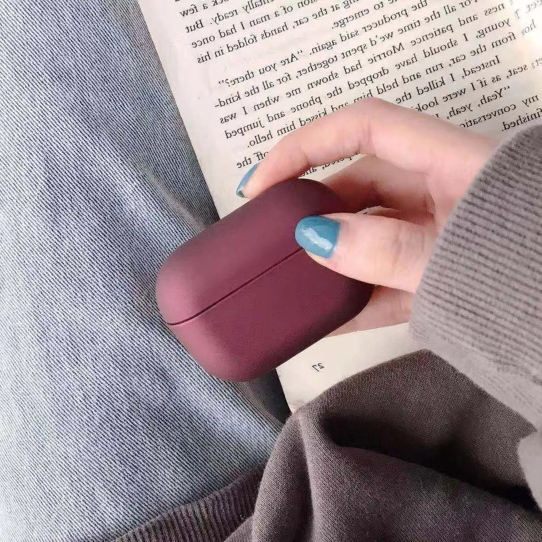 Plastic protective case for Apple AirPods Pro 3 wireless earbuds in various colours.
