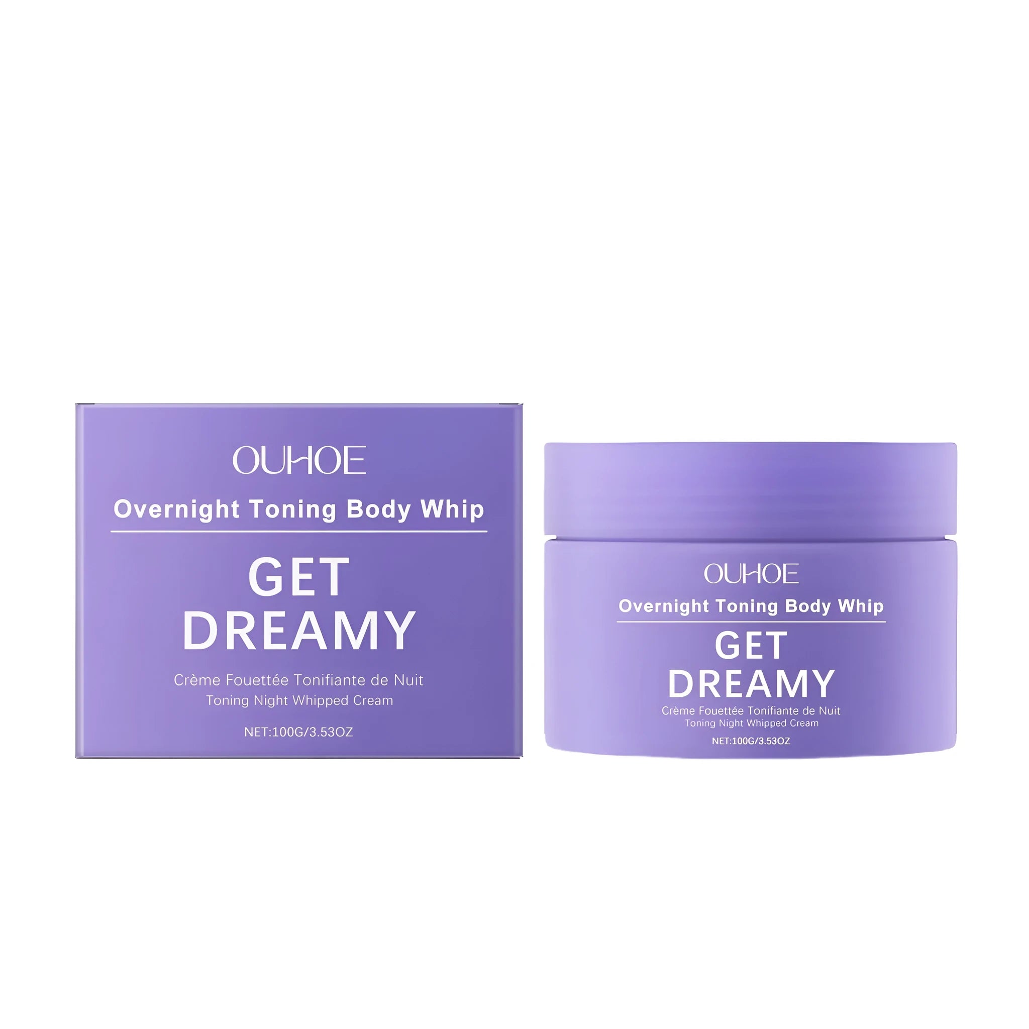 100g bottle of body shaping lifting and firming cream with vitamin E and eggplant root extract