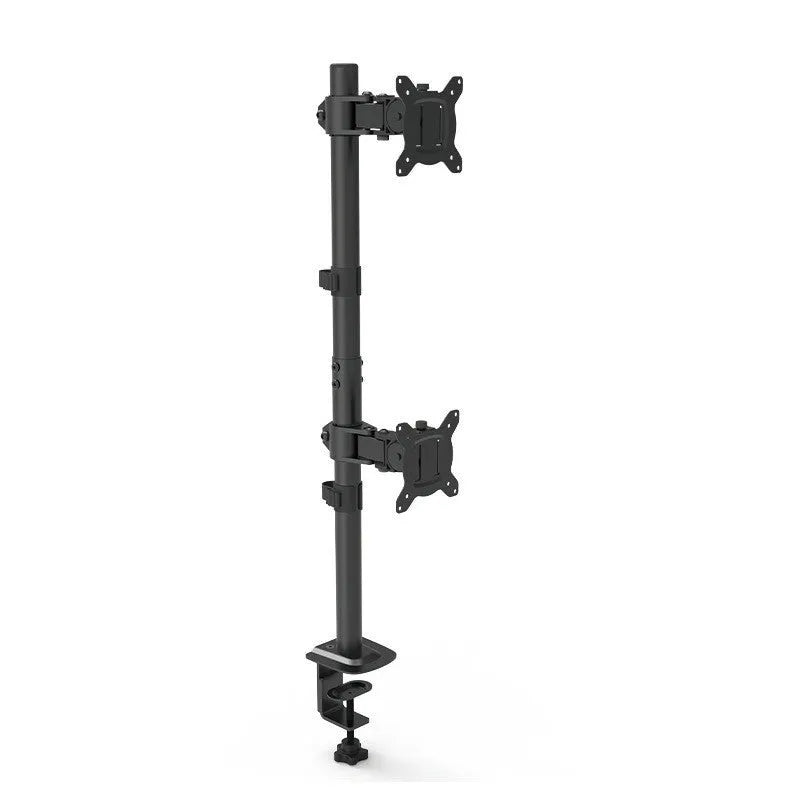 Computer lifting rotating display bracket for 13-32 inch monitors with steel construction