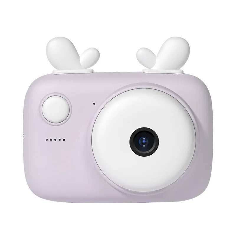 A2 Kids Macaron style digital camera in green colour, showing front and rear lenses and 2.4 inch screen.