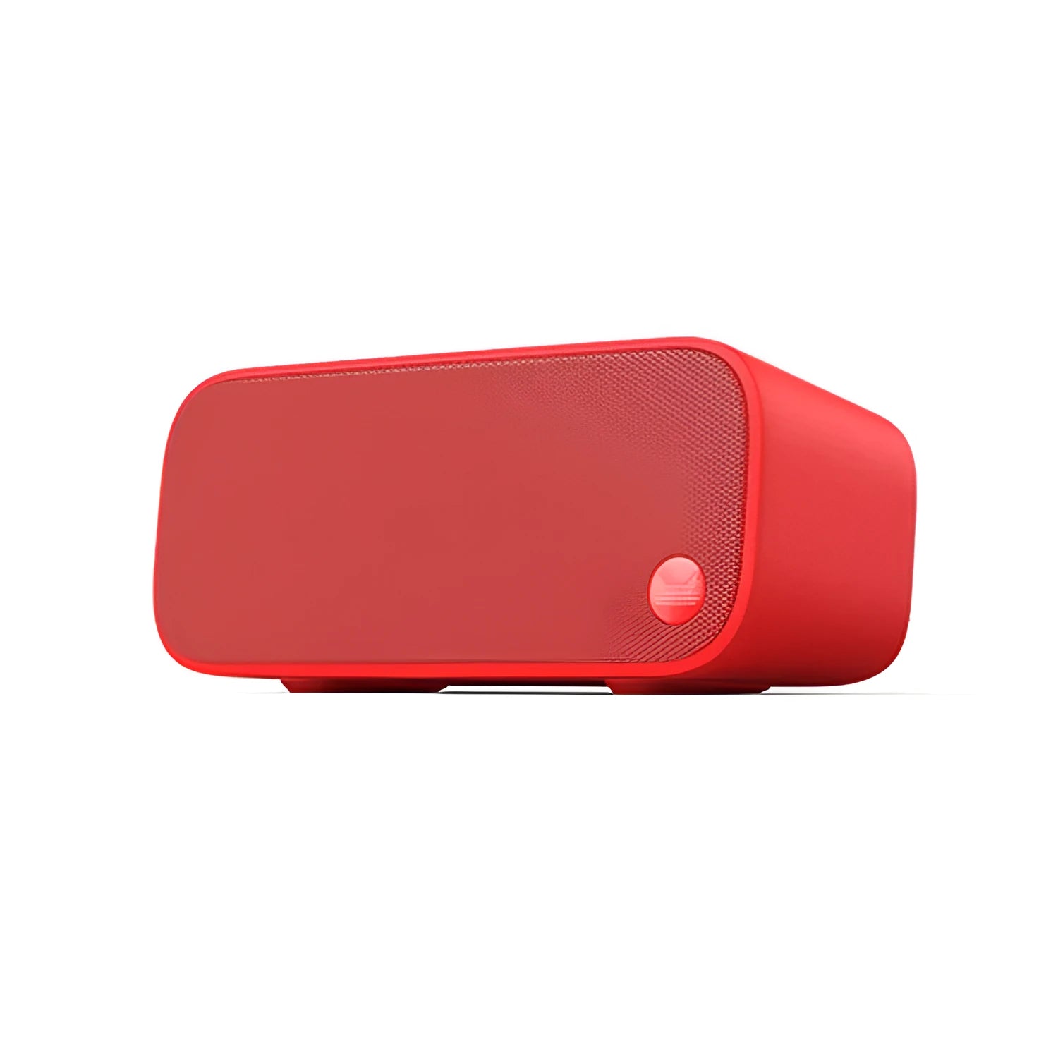 Artificial intelligence smart WiFi speaker in blue colour with bookshelf design and front-facing speakers
