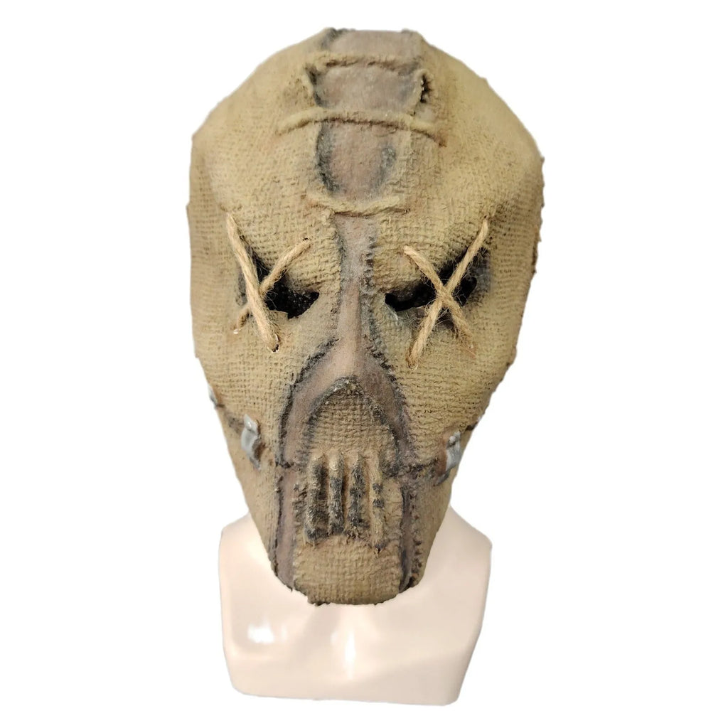 DIY horror latex mask with scar skull design for Halloween and costume events