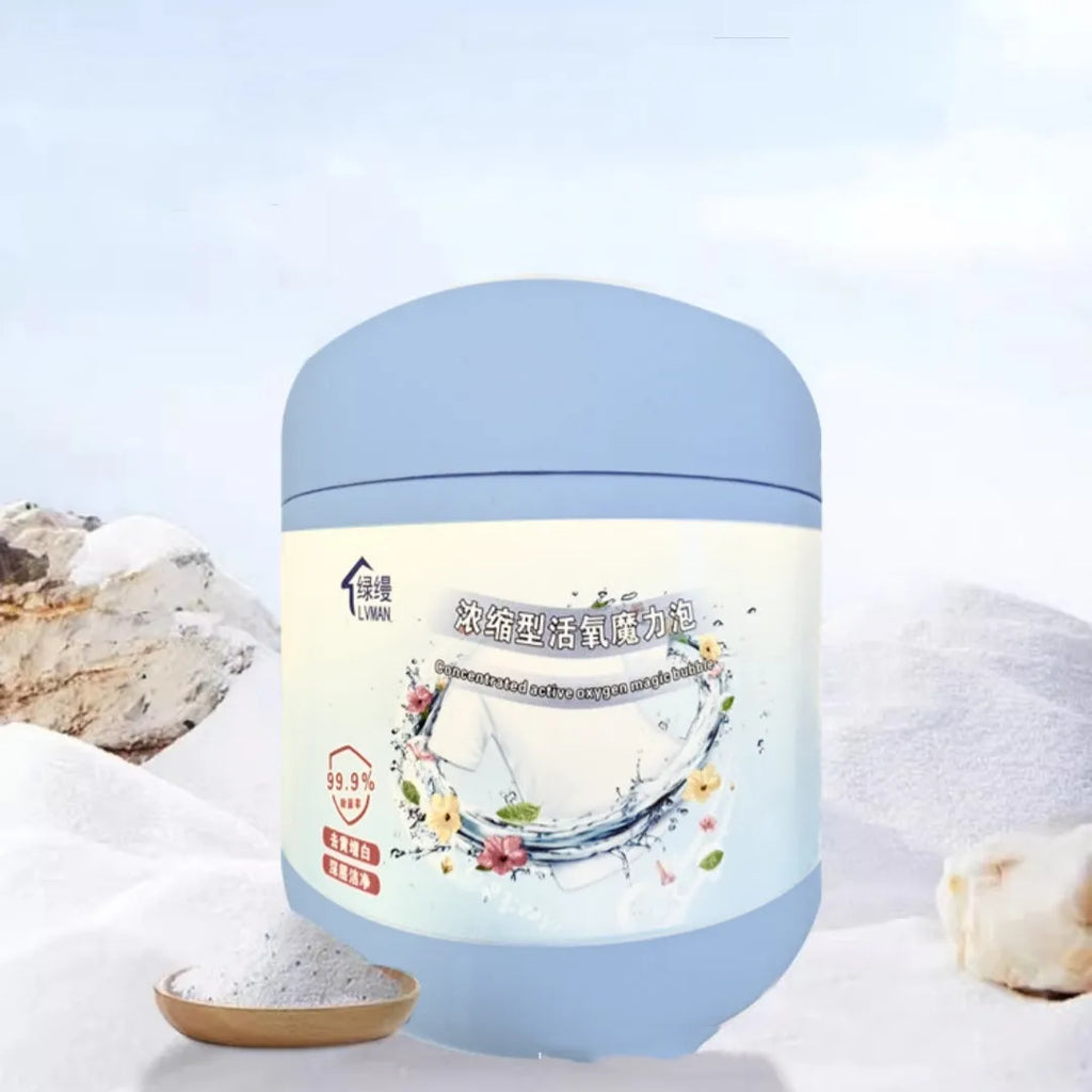 400g bottle of active oxygen bleaching powder for household laundry stain removal