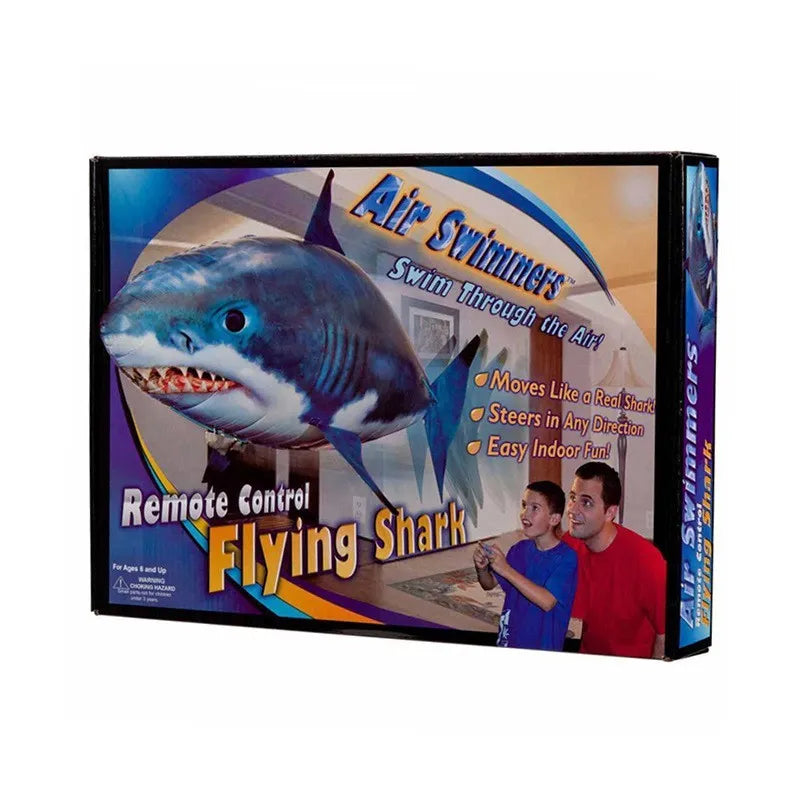Remote control air swimming fish balloon with infrared controller, available in Shark and Clownfish styles
