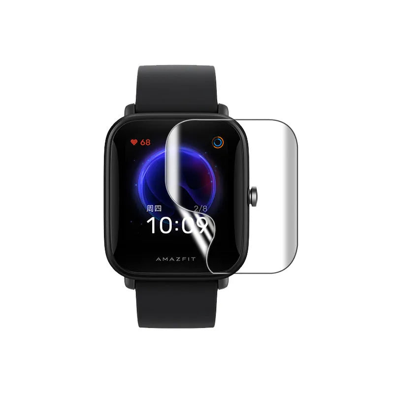 Amazfit Bip S hydrogel screen protector film with anti-scratch coating