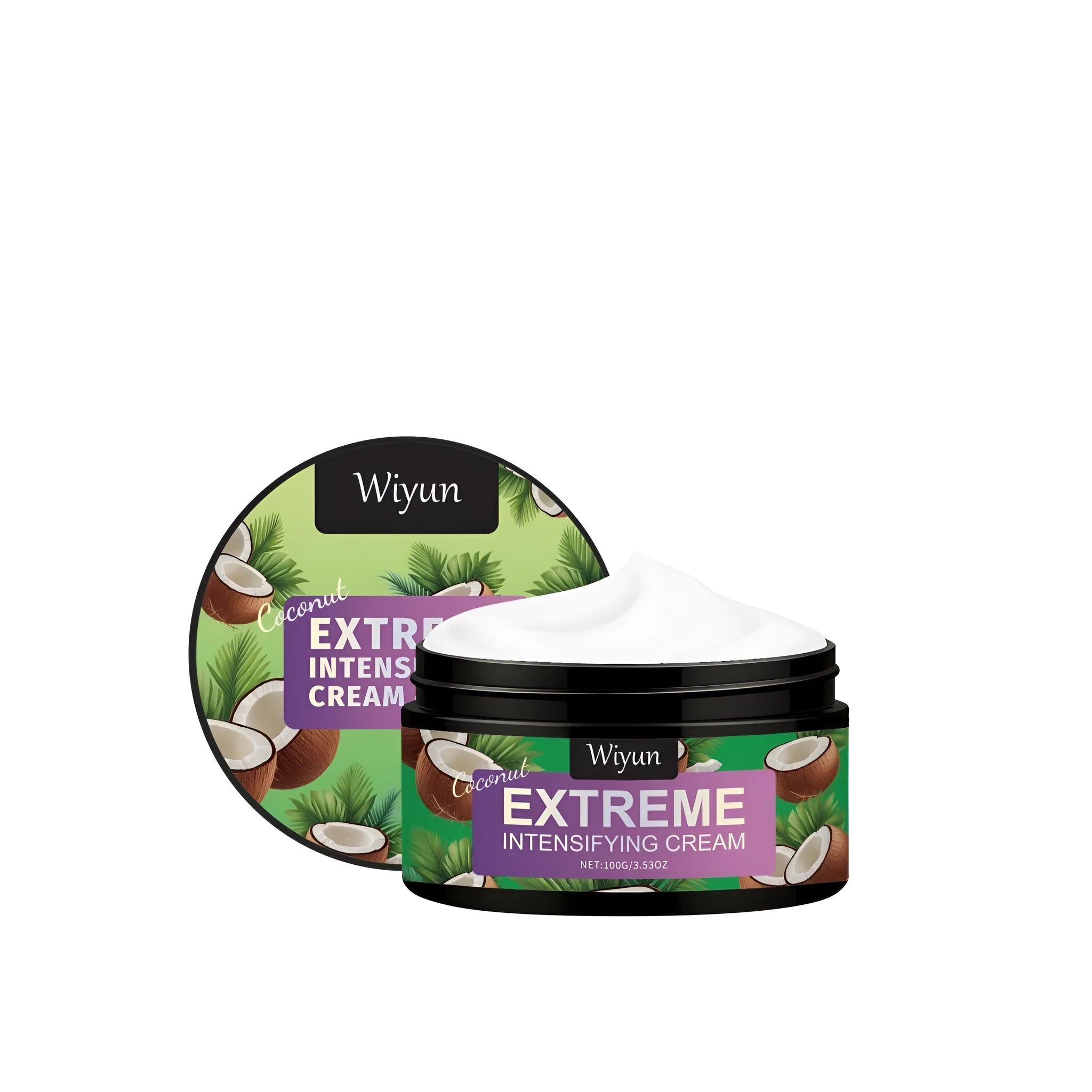 Coconut Extreme Intensifying Cream styling gel tube with coconut flavour.