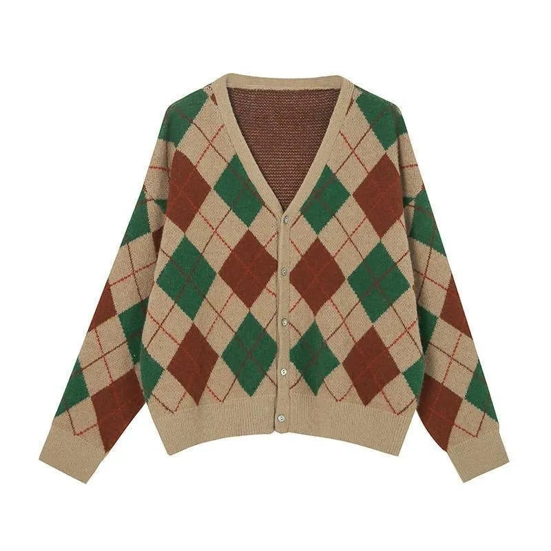 Casual knit cardigan in acrylic fabric available in multiple macaron colours including pink, green and khaki