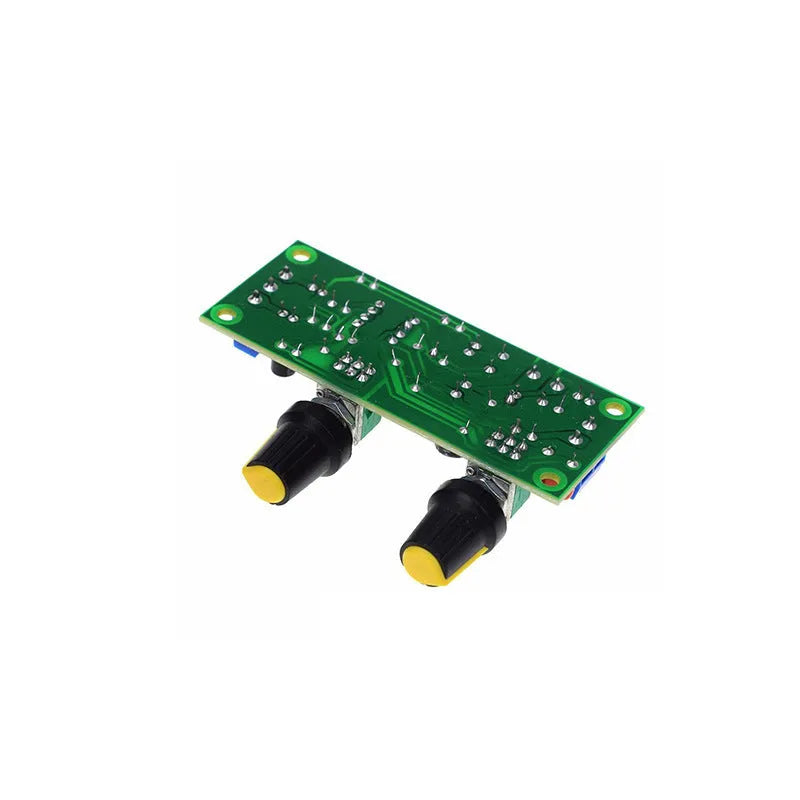 Single power supply 10-24V bass boost front stage audio board on FR-4 fiberglass PCB