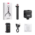 Multifunctional VLOG photography suite showing aluminium tripod and 2985-piece accessory collection.