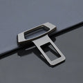 Metal car interior silencer insert for dashboard and door panel noise reduction in matte black finish