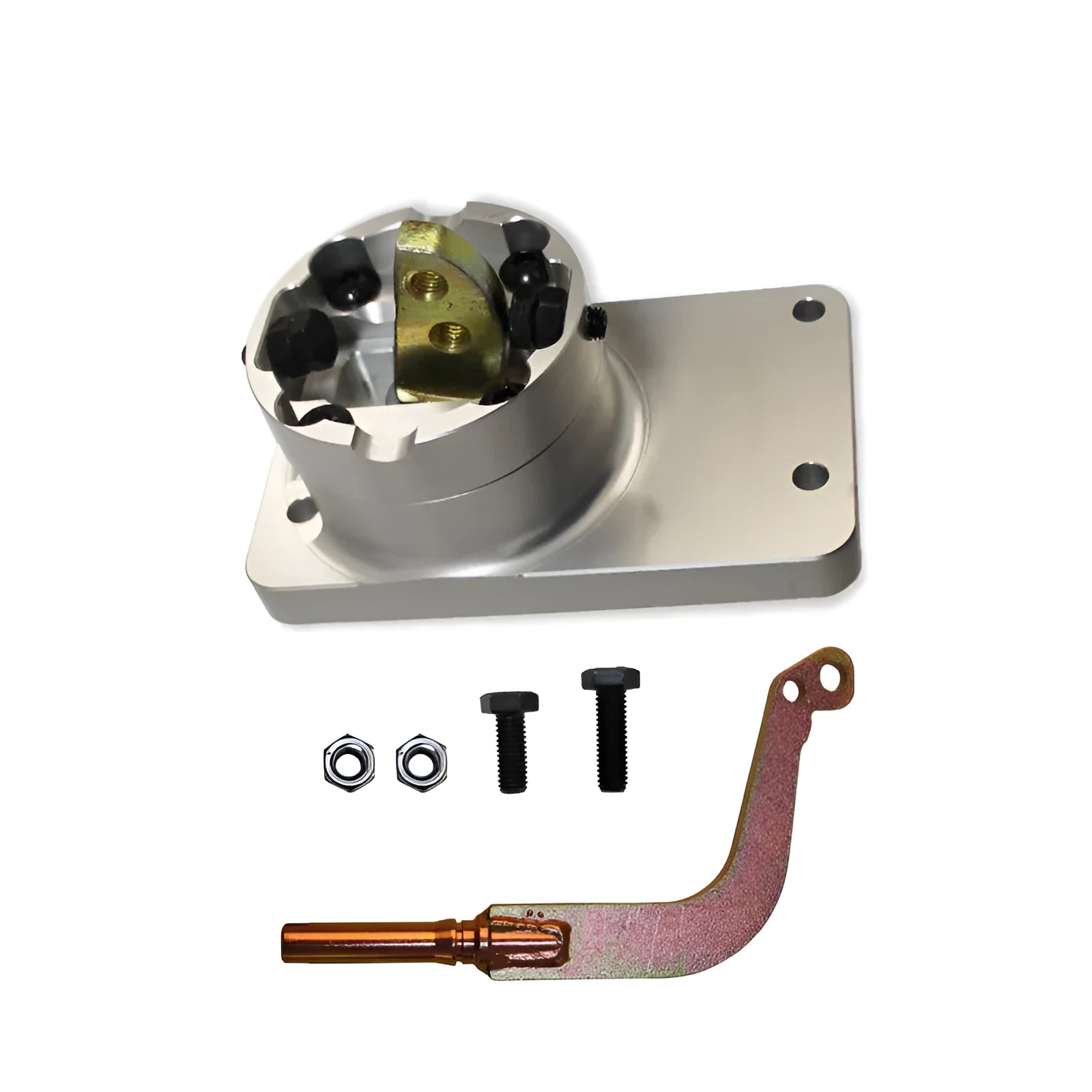 Silver aluminium alloy quick short gear shift rod for Horton cars
