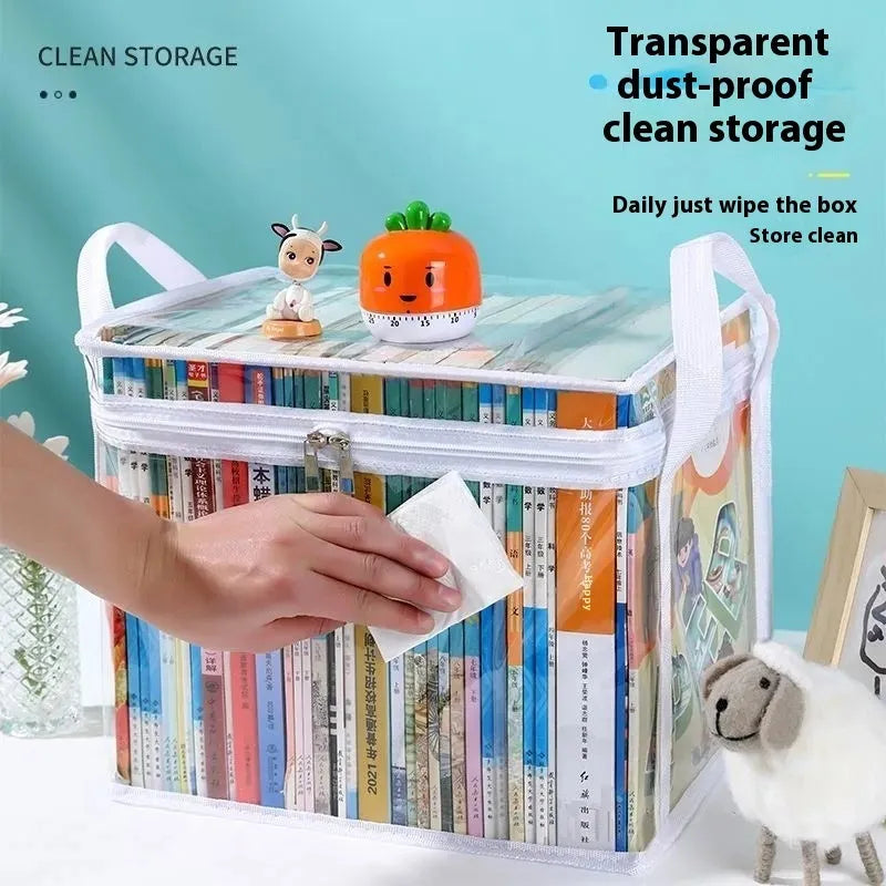Large foldable PVC water buggy bag with transparent sides showing 24 litre capacity