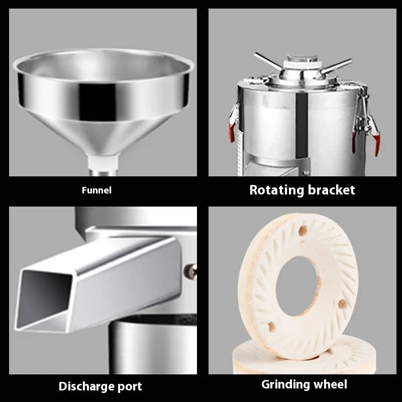 ZX-100Y stainless steel electric sesame paste grinding machine with 100mm wheel
