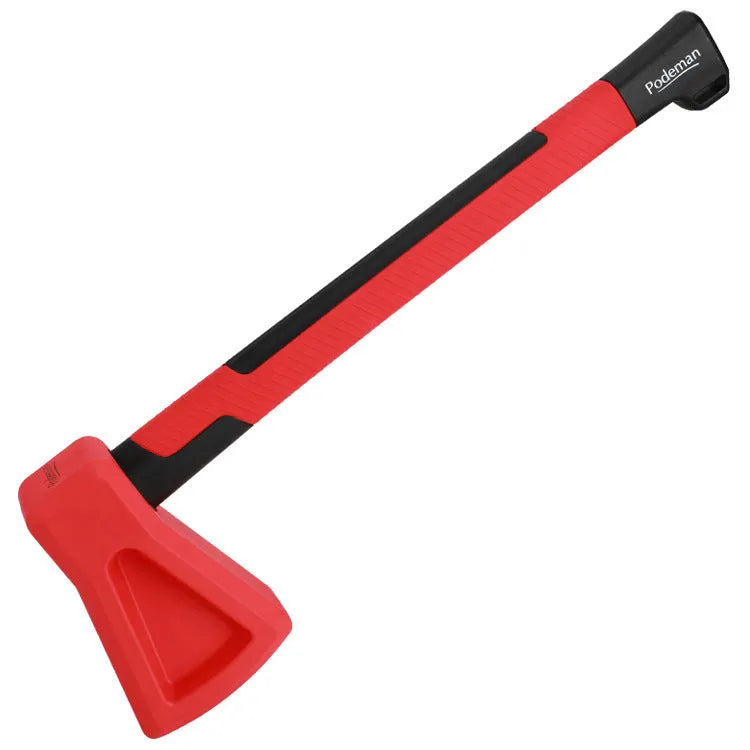 Red plastic home fitness axe muscle trainer for strength training exercises