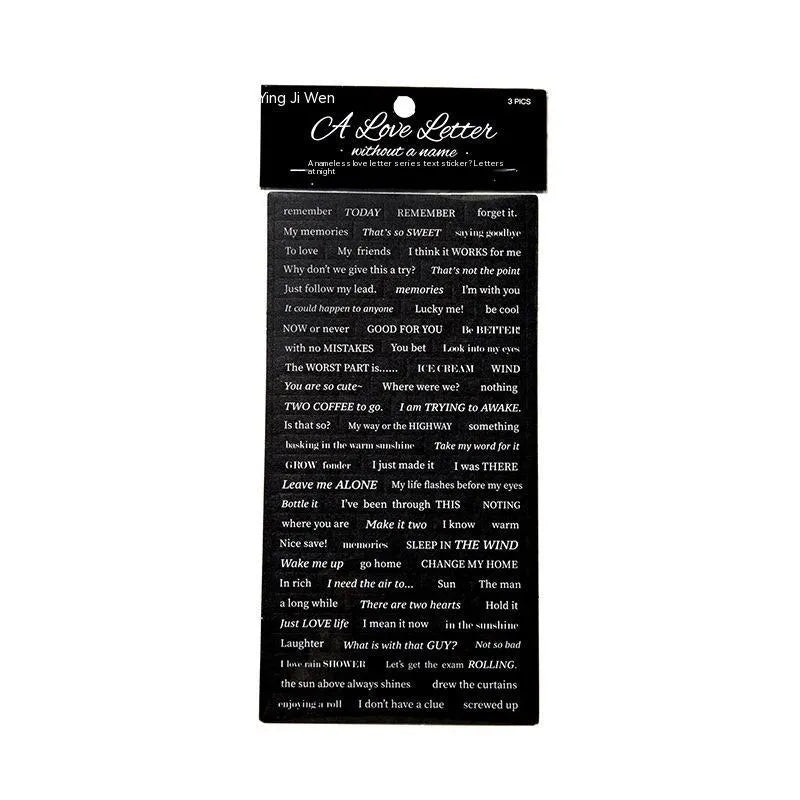 Japanese paper ins-style adhesive sticker sheets in four designs, size 90x175mm