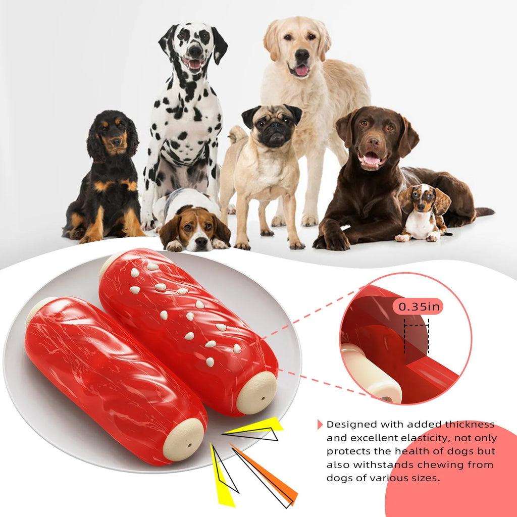 Glue Toothbrush Snack Molar Rod plastic dog chew toy in primary colour with built-in food compartment