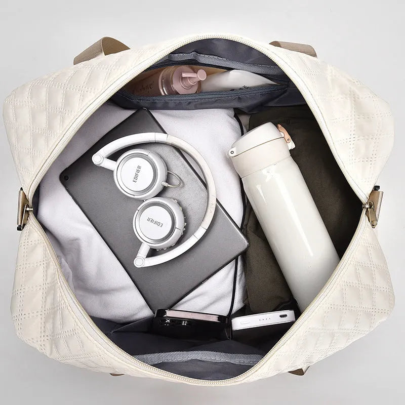 Oxford cloth travel bag with 36-55 litre capacity in street trend style available in multiple colours