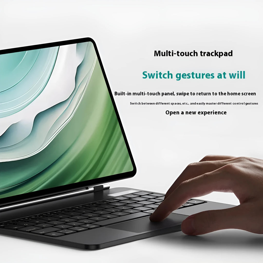 Miaocontrol magnetic wireless keyboard for Huawei MatePad 11 tablet in black colour