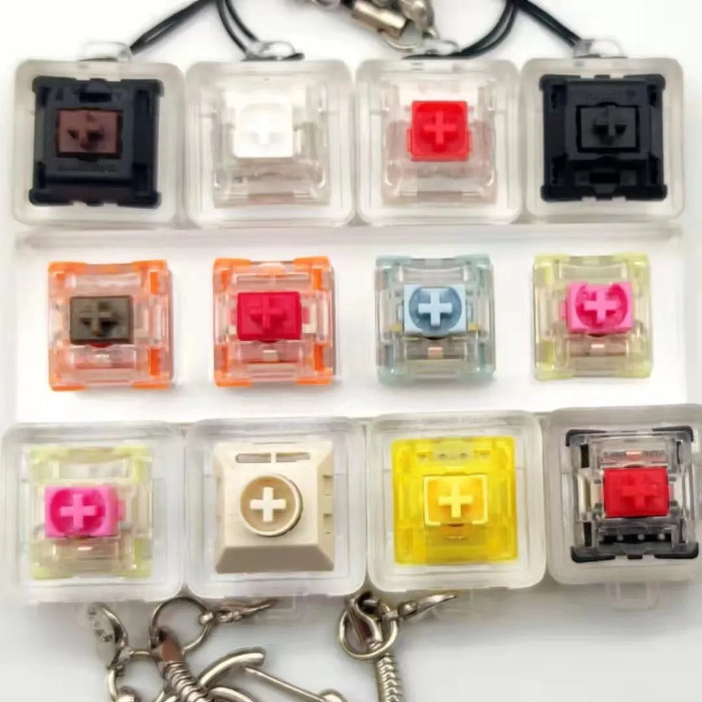 Yellow resin cheese wedge artisan keycap for mechanical keyboards with Cherry MX stem
