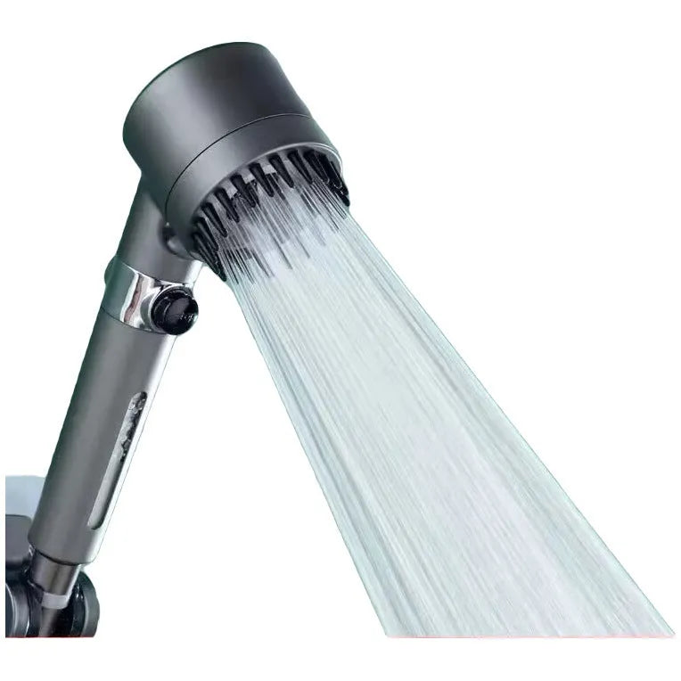 Portable adjustable shower head with multiple spray modes in modern design