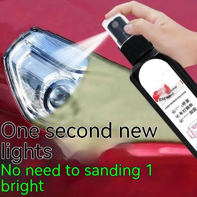 100ml bottle of car headlight restoration liquid for plastic headlamp lens repair