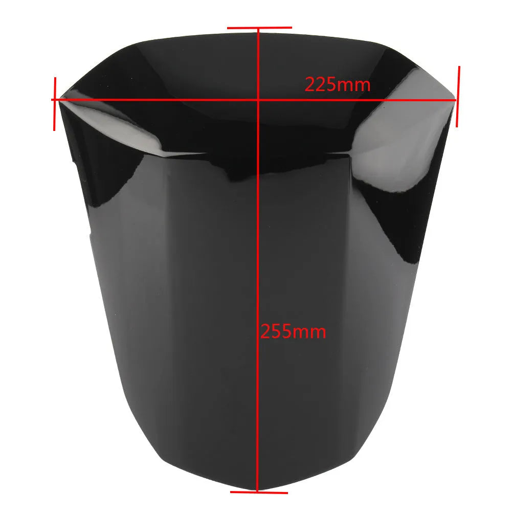 GSXR1000 motorcycle rear seat cowl cover in ABS plastic shown in selected colour options