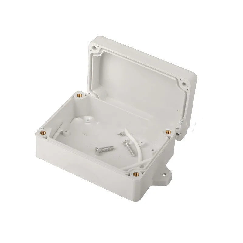 Black ABS plastic waterproof instrument box for security monitoring power supplies