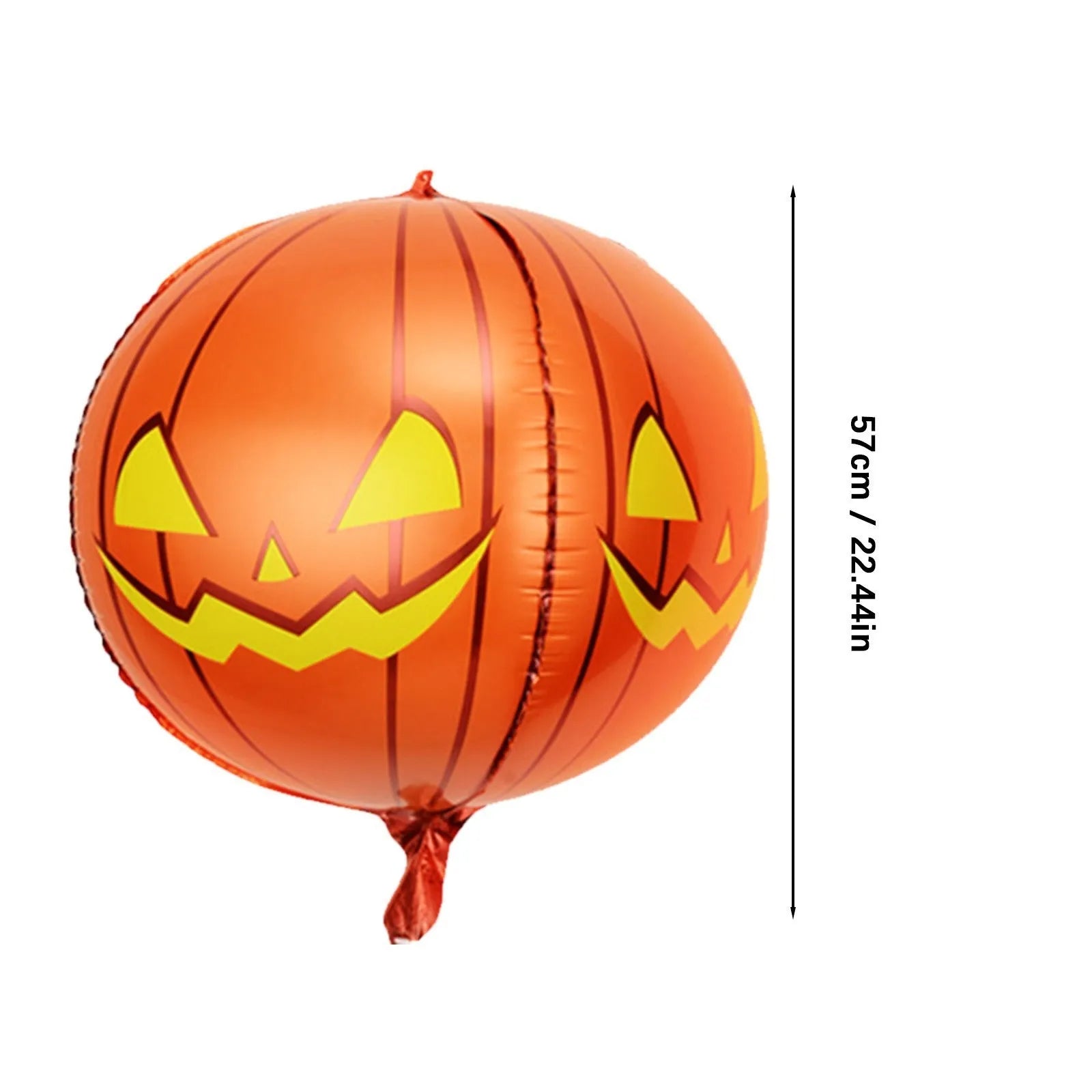 Halloween eyeball balloon with bloodshot pattern, 40cm inflated diameter