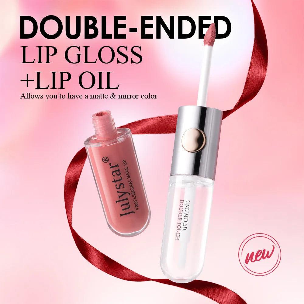 Women's lasting lip gloss in 6ml size with moisturising formula, showing colour options from 01Style to 09Style