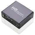 Black HDMI to DVI converter with coaxial audio output and 1.5 metre cable for safety monitors