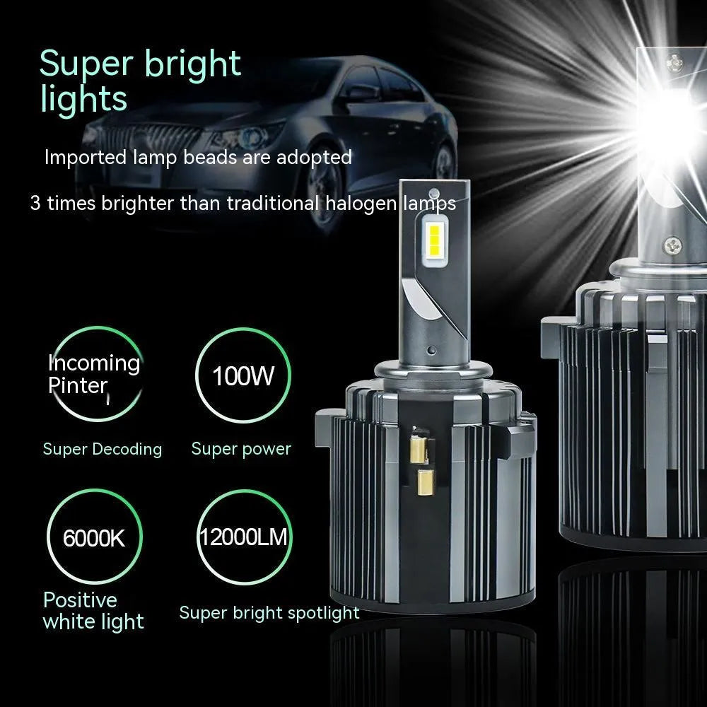 Volkswagen Golf 7 specific LED low beam headlight bulb with aluminium housing